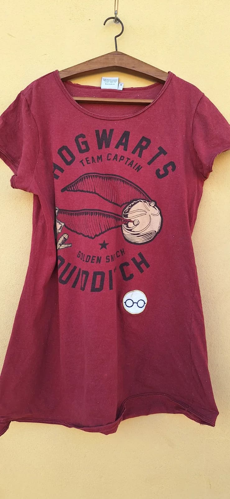 Camiseta Bordô Harry Potter Quadribol