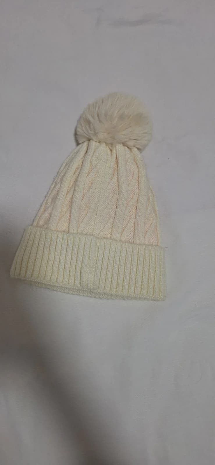 Gorro de Tricô com Pompom