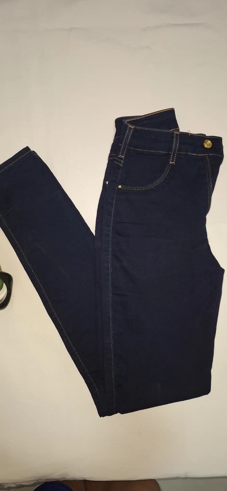 Calça Jeans Azul-Marinho